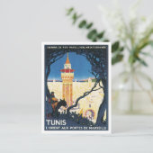 Tunis Afrika Briefkaart (Staand voorkant)