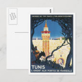 Tunis Afrika Briefkaart (Voorkant / Achterkant)