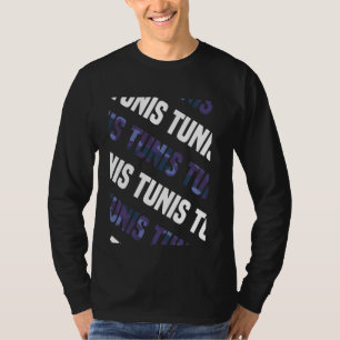 Tunis Camo Pattern Paarse Camouflage T-shirt
