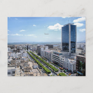 Tunis cityscape foto briefkaart