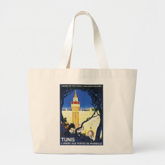 Tunis ~ L'Orient Aux Portes de Marseille Grote Tote Bag (Voorkant)