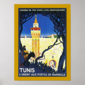 Tunis ~ L'Orient Aux Portes de Marseille Poster (Voorkant)