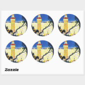 Tunis ~ L'Orient Aux Portes de Marseille Ronde Sticker (Vel)
