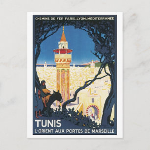 Tunis, L'Orient Aux Portes de Marsielle Briefkaart