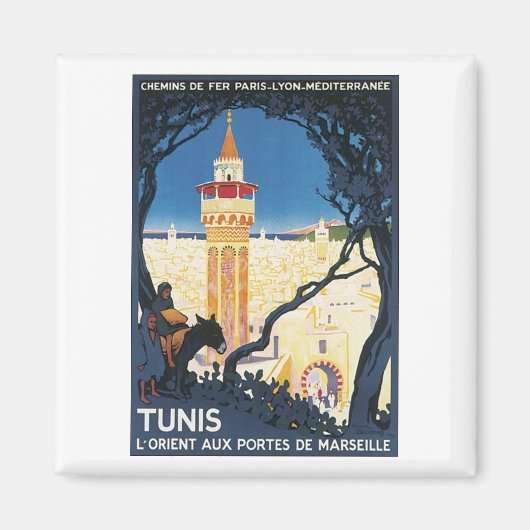 Tunis, L'Orient Aux Portes de Marsielle Magneet (Voorkant)