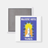 Tunis Majestic Hotel Magneet (Voorkant / Achterkant)