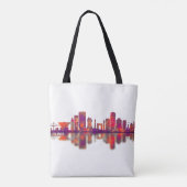 Tunis Skyline Tote Bag (Achterkant)
