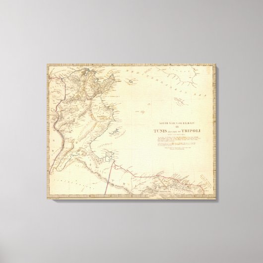 Tunis, Tripoli Canvas Afdruk (Voorkant)