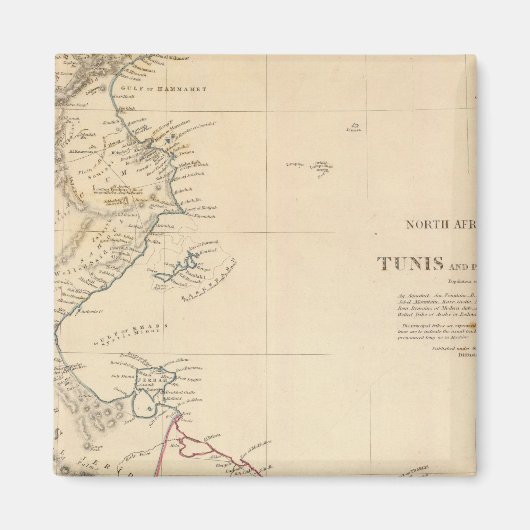 Tunis, Tripoli Magneet (Voorkant)