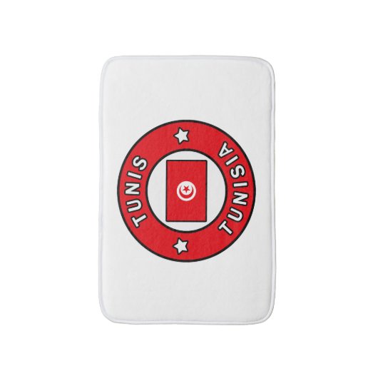 Tunis Tunesië Badmat (Voorkant Verticaal)