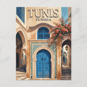 Tunis Tunesië Briefkaart