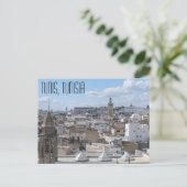 Tunis, Tunesië briefkaart (Staand voorkant)
