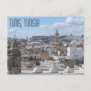 Tunis, Tunesië briefkaart