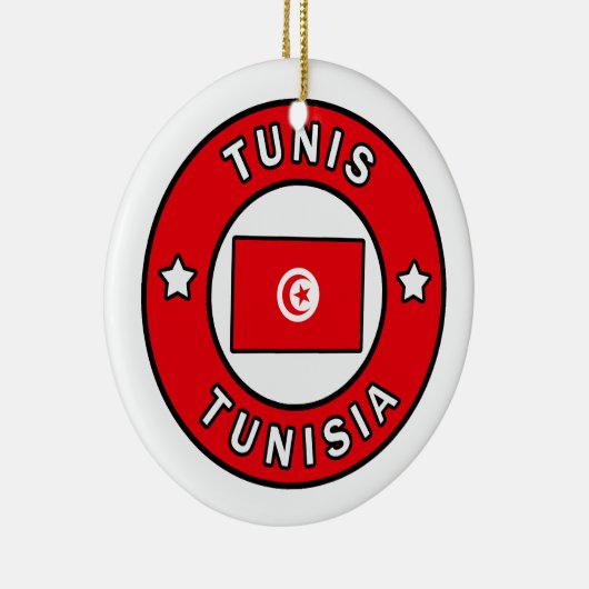 Tunis Tunesië Keramisch Ornament (Rechts)