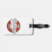 Tunis Tunesië logo Bagagelabel (Achterkant horizontaal)