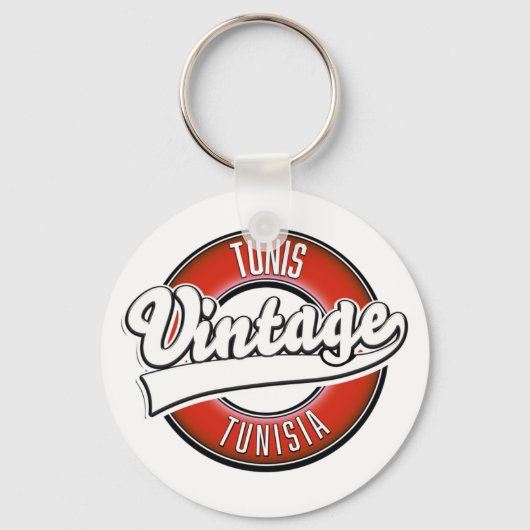 Tunis Tunesië  logo Sleutelhanger (Voorkant)