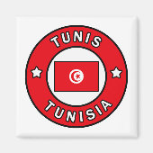 Tunis Tunesië Magneet (Voorkant)