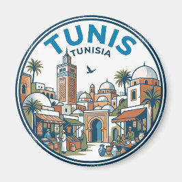 Tunis Tunesië Magneet