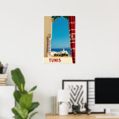 Tunis, Tunesië poster (Thuiskantoor)