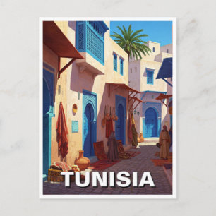 Tunis Tunesië Reizen Briefkaart