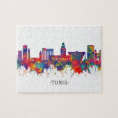 Tunis Tunesië Skyline Legpuzzel (Horizontaal)
