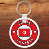 Tunis Tunesië Sleutelhanger (Voorkant)