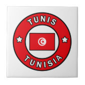 Tunis Tunesië Tegeltje (Voorkant)