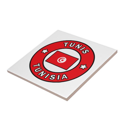 Tunis Tunesië Tegeltje (Zijkant)