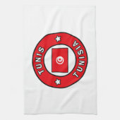 Tunis Tunesië Theedoek (Verticaal)