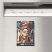 Tunis Tunesië Travel Medina Briefkaart Magneet (Insitu (Vaatwasser))