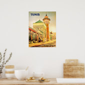 Tunis, Tunesië, Youssef Dey-moskee, stadscentrum Poster (Keuken)