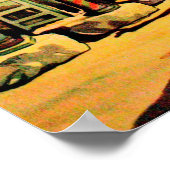 Tunis, Tunesië, Youssef Dey Mosque, stadscentrum Poster (Hoek)