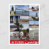Tunisi - mozaïek - Tunesië - Briefkaart (Voorkant)