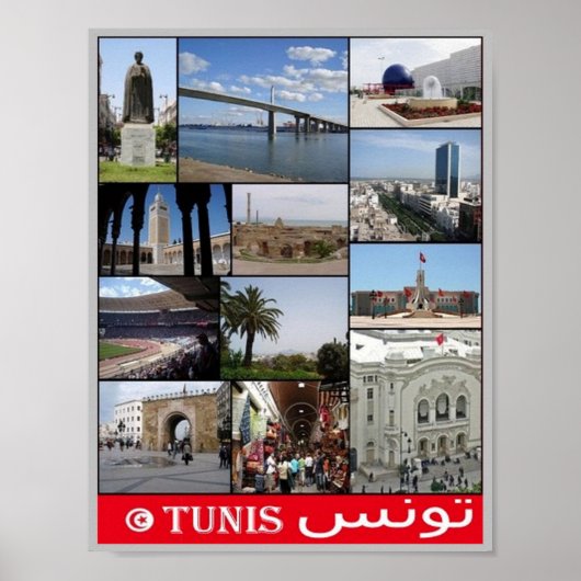 Tunisi - mozaïek - Tunesië - Poster (Voorkant)