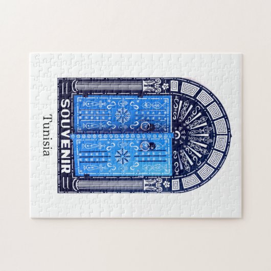 Tunisia door Puzzle Legpuzzel (Horizontaal)