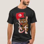 Tunisia Fan Mouse T-shirt (Voorkant)