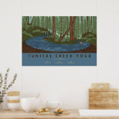 Tunitas Creek Road Wielerposter Poster (Keuken)