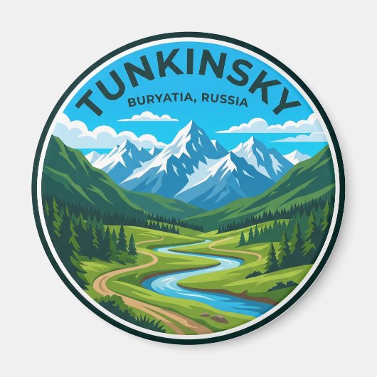 Tunkinsky Nationaal Park Rusland Magneet (Voorkant)