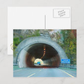 Tunnel door de bergen briefkaart (Voorkant / Achterkant)