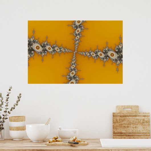 Tunnel - Fractal Poster (Keuken)