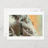 Tunnel in de Westerne Stille Oceaan en Yukon RR Briefkaart (Voorkant / Achterkant)