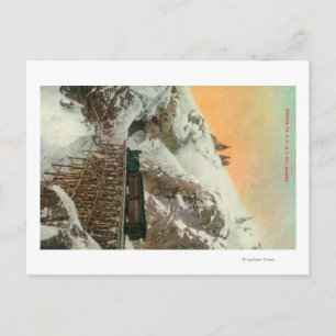 Tunnel in de Westerne Stille Oceaan en Yukon RR Briefkaart