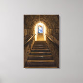 Tunnel in een oude zoutmijn canvas afdruk (Voorkant)