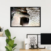 Tunnel in het Oude Man Poster (Thuiskantoor)