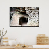 Tunnel in het Oude Man Poster (Keuken)