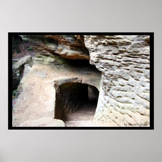 Tunnel in het Oude Man Poster (Voorkant)