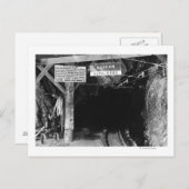 Tunnel in Juneau, Alaska Treadwell Mine Briefkaart (Voorkant / Achterkant)