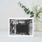 Tunnel in Juneau, Alaska Treadwell Mine Briefkaart (Staand voorkant)