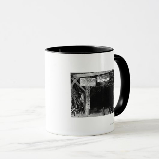 Tunnel in Juneau, Alaska Treadwell Mine Mok (Voorkant rechts)