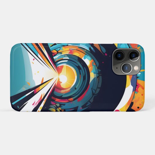 Tunnel met graffiti kunst Case-Mate iPhone case (Achterkant (horizontaal))
